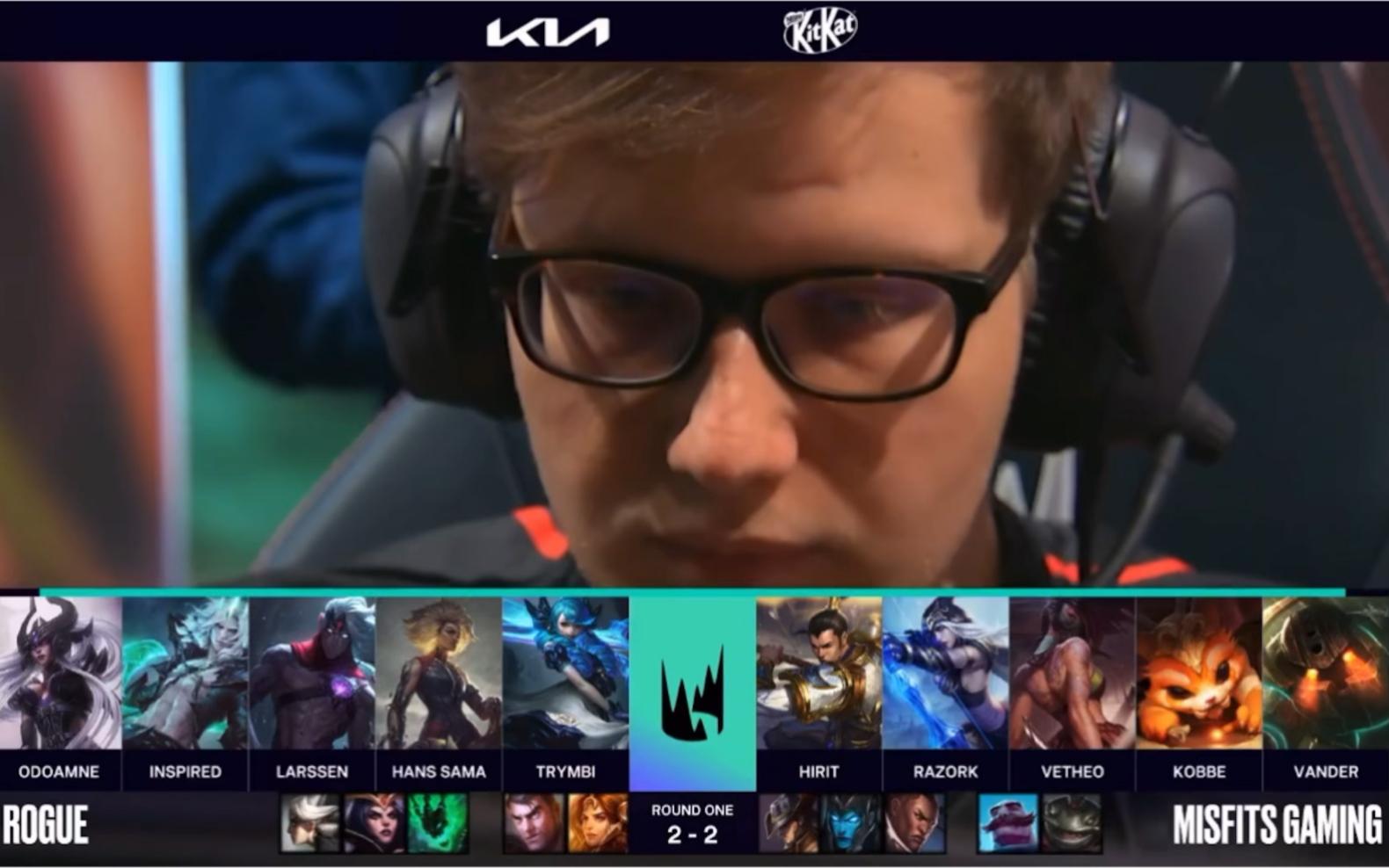 关于Rogue绝杀RGE，Knight绝境逆转的信息